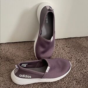 Adidas Women's Lavender Slip-On Sneakers